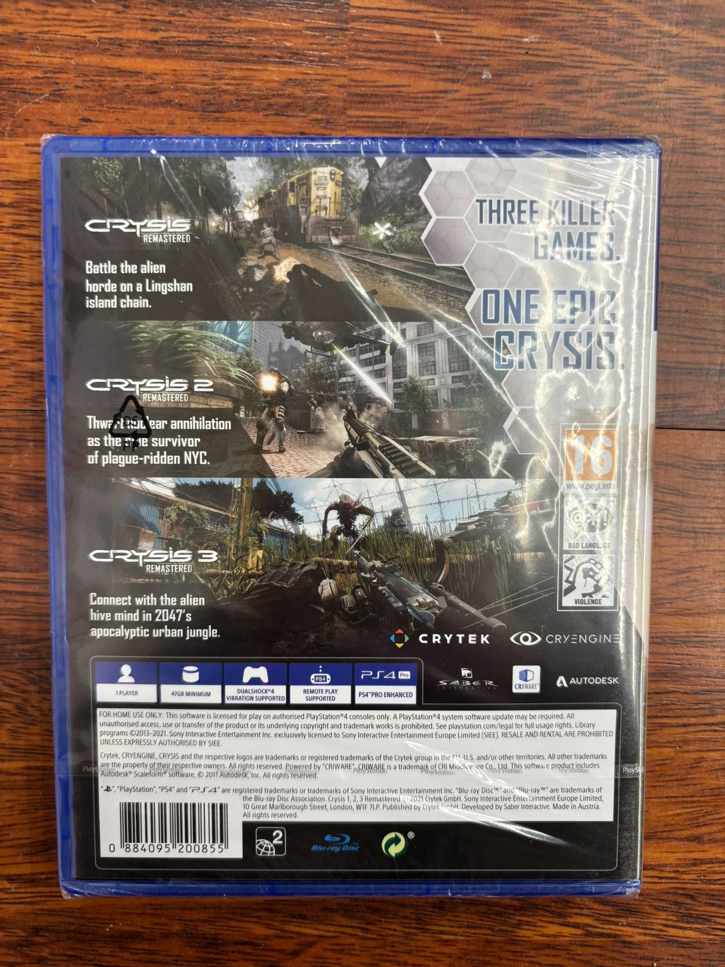 Crysis Remastered Trilogy PS4 UK Crysis Remastered Trilogy PS4 UK